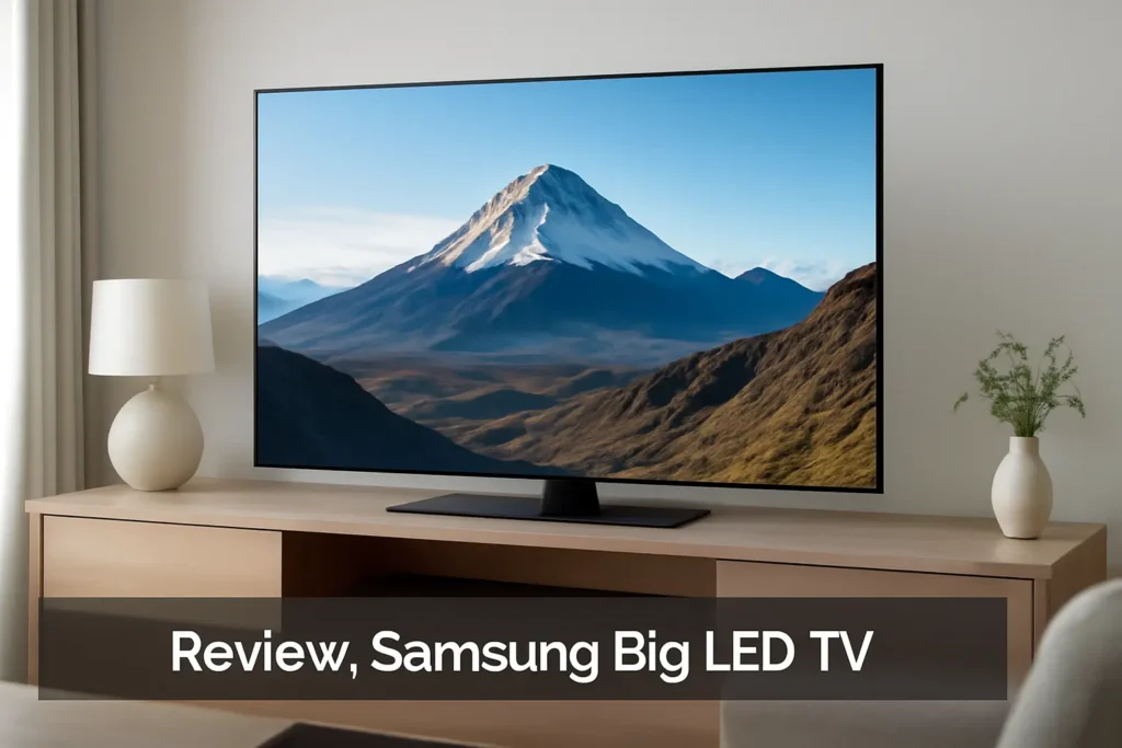 Principais 5 Samsung big led TV