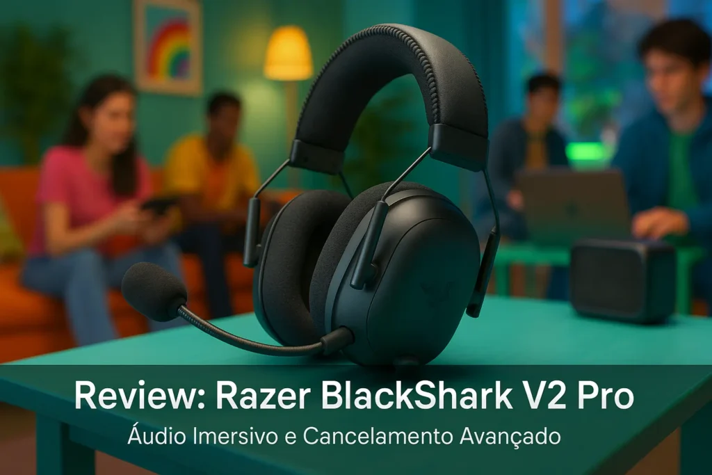 Razer BlackShark V2 Pro: Áudio Imersivo e Cancelamento Avançado