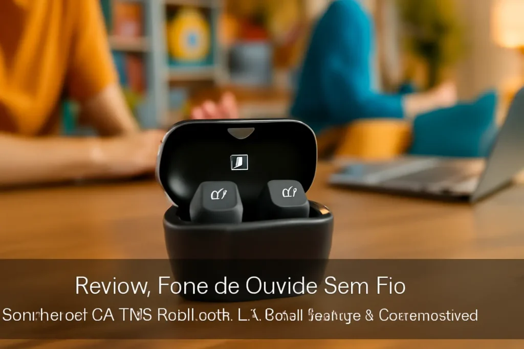 Fone de Ouvido Sem Fio Sennheiser CX TWS Bluetooth 5.2: Som Imersivo e Conforto Incomparável