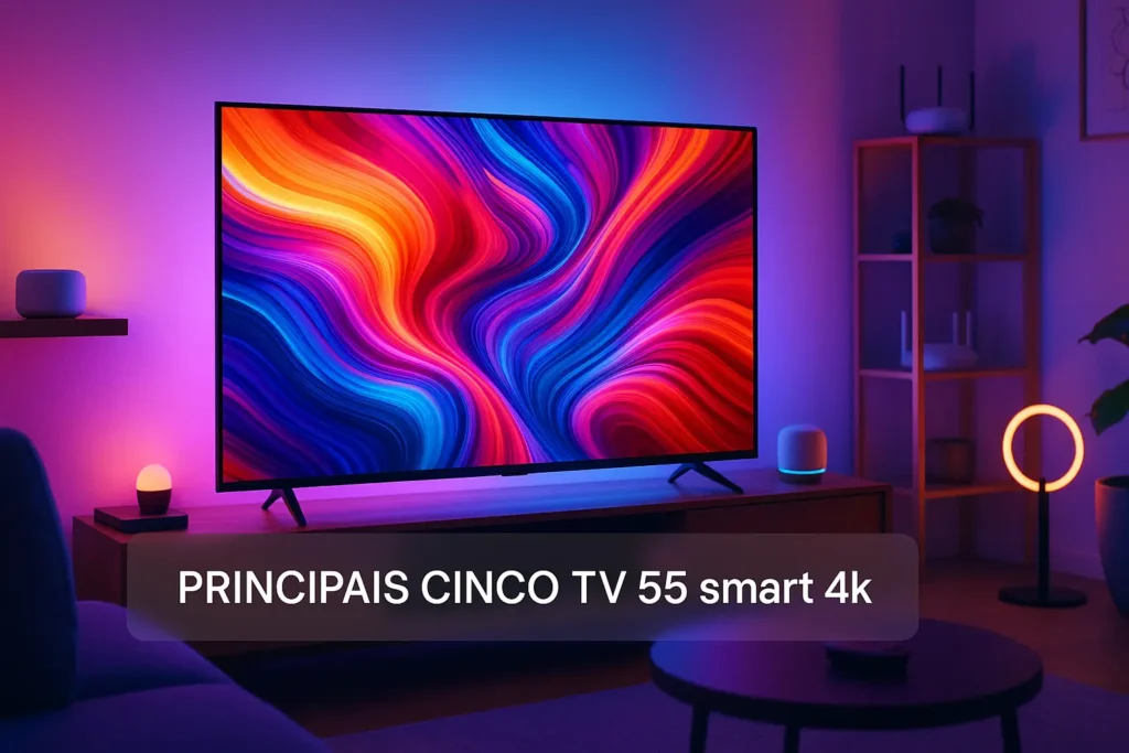 Principais Cinco TV 55 smart 4k