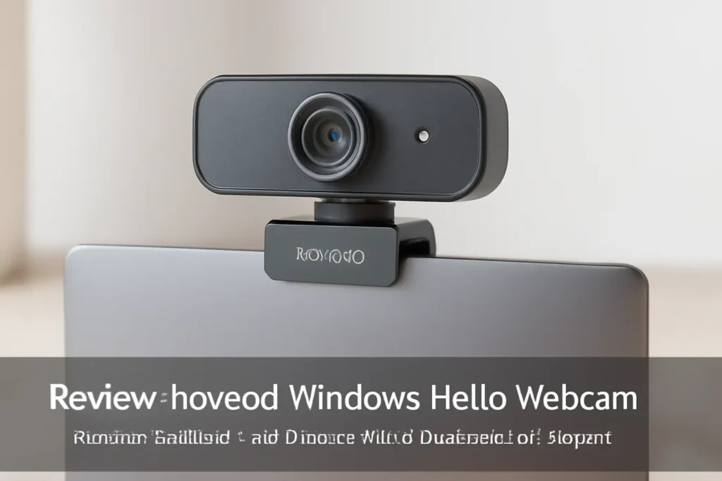 hoveod Windows Hello Webcam: Reconhecimento Facial Dinâmico e Alta Qualidade de Imagem