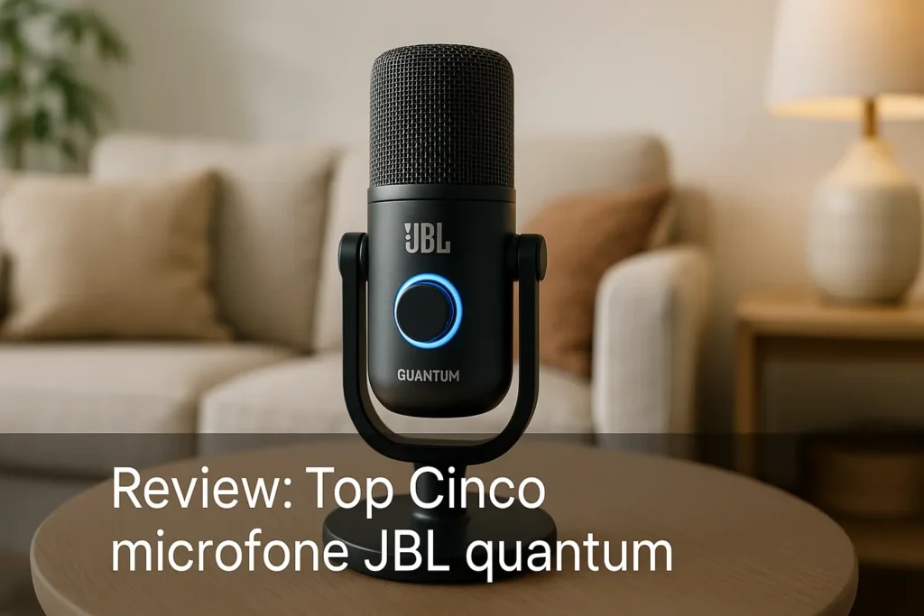 Top Cinco microfone JBL quantum