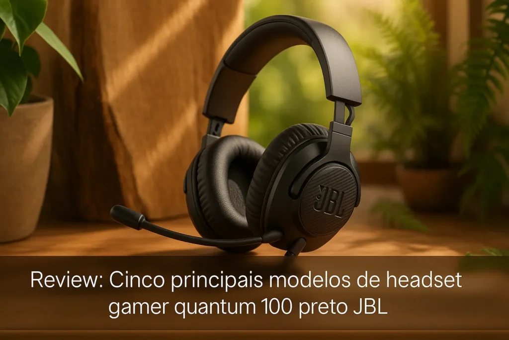 Cinco Principais Modelos de headset gamer quantum 100 preto JBL