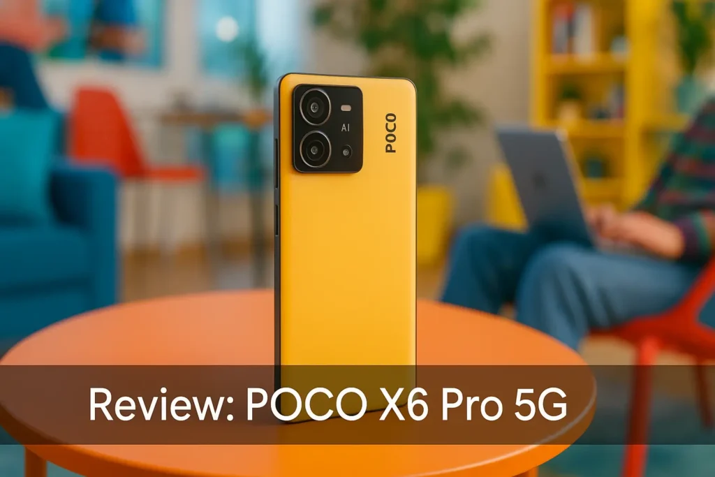 POCO X6 Pro 5G: potência bruta, fluidez e câmera tripla