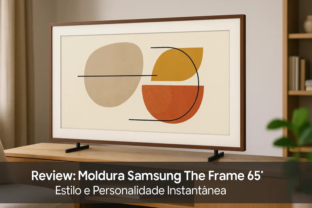 Moldura Samsung The Frame 65": Estilo e Personalidade Instantânea