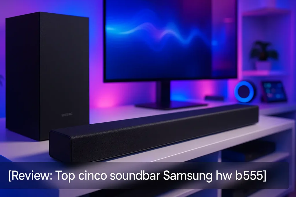 Top Cinco soundbar Samsung hw b555