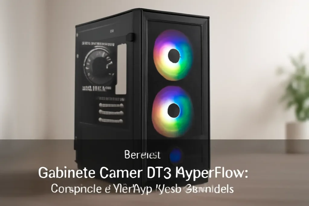 Gabinete Gamer DT3 HyperFlow: Compacto e Refrigeração Otimizada