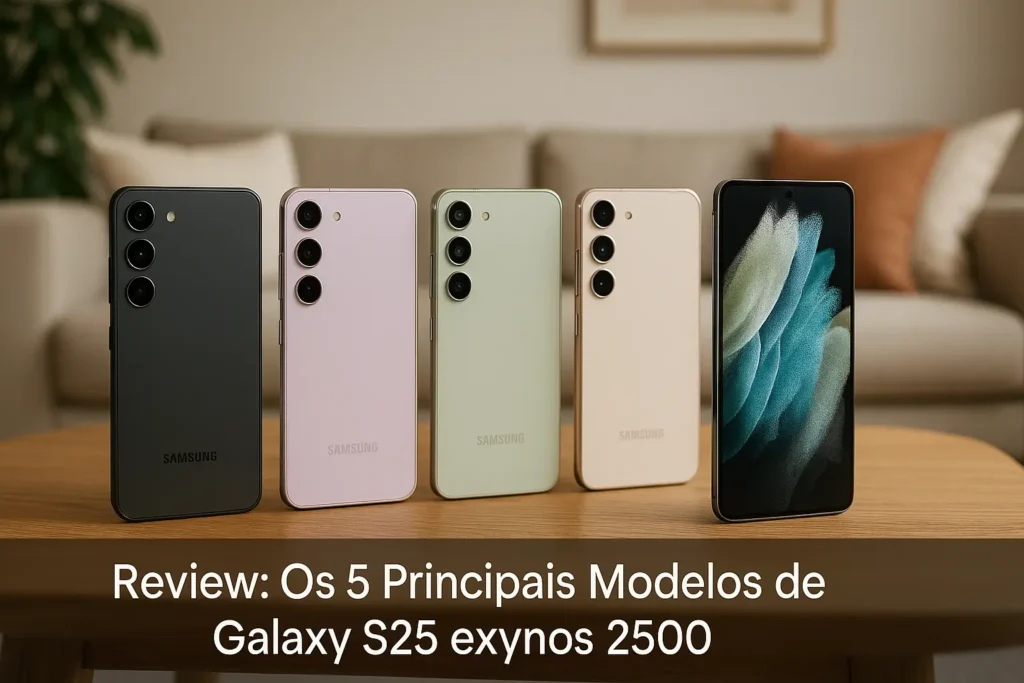 Os 5 Principais Modelos de Galaxy S25 exynos 2500