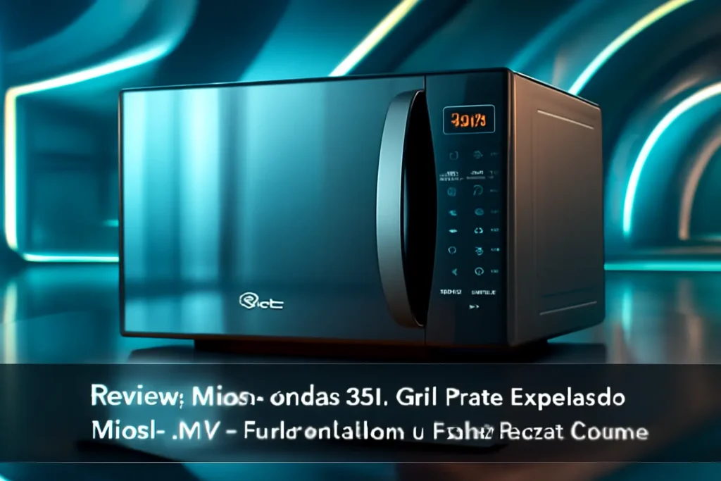 Micro-ondas 35L Grill Prata Espelhado Midea 127V - Funcionalidade e Estilo na Sua Cozinha
