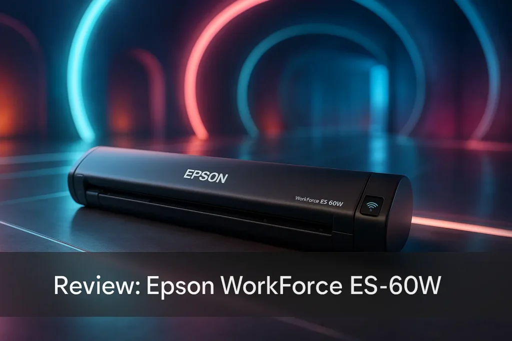 Scanner Epson WorkForce ES-60W: Compacto, Leve e Sem Fios