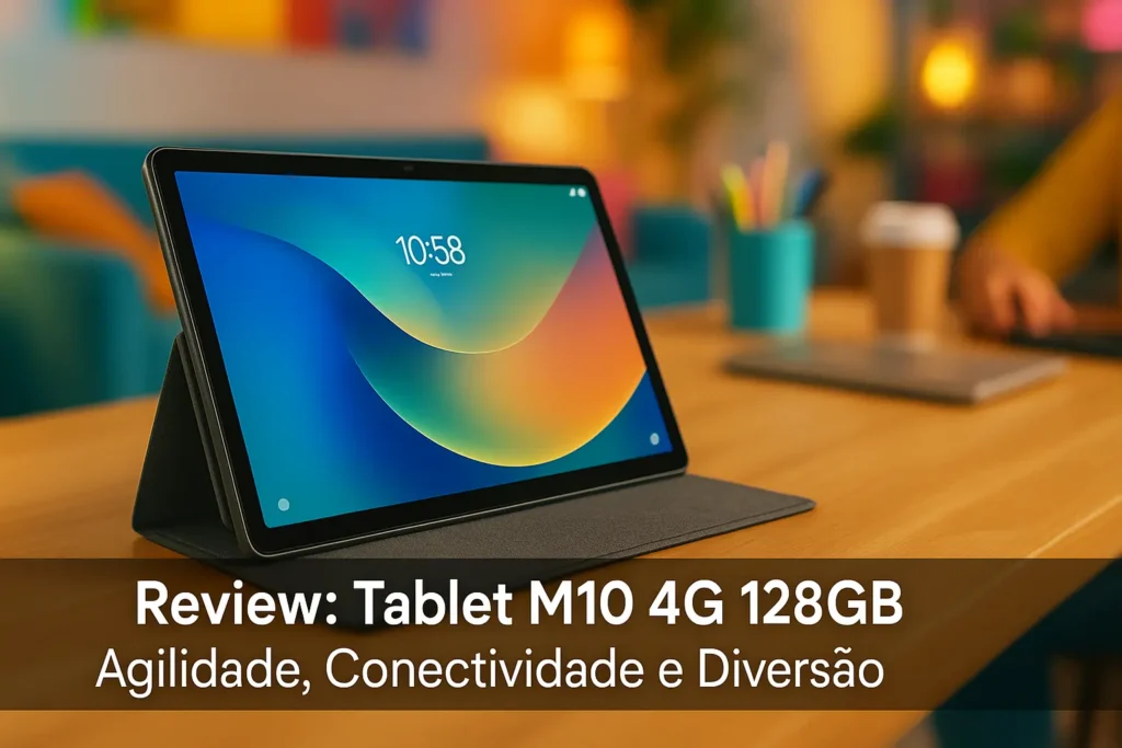 Tablet M10 4G 128GB: Agilidade, Conectividade e Diversão