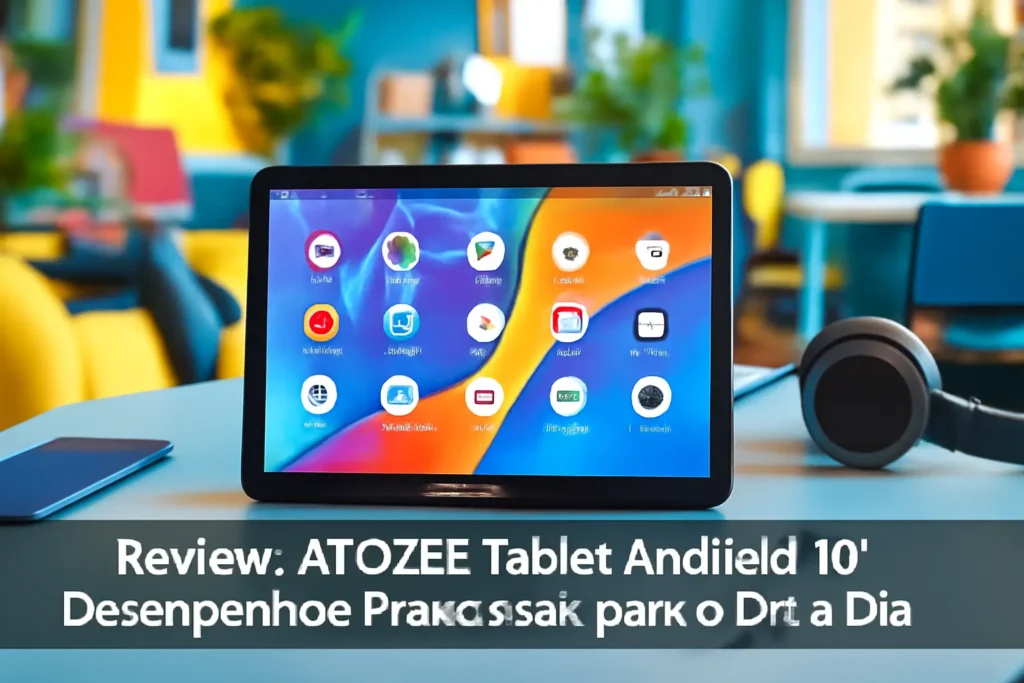 ATOZEE Tablet Android 10" – Desempenho e Praticidade para o Dia a Dia