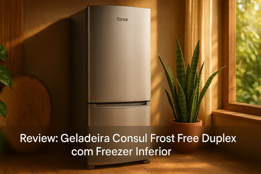 Geladeira Consul Frost Free Duplex com Freezer Inferior