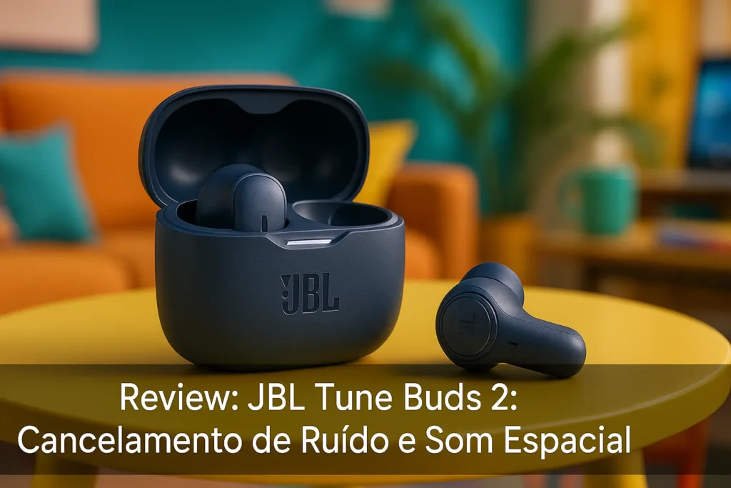 JBL Tune Buds 2: Cancelamento de Ruído e Som Espacial