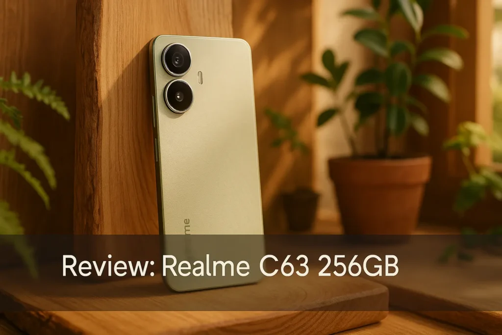 Realme C63 256GB: Desempenho e Estilo com 8GB de RAM
