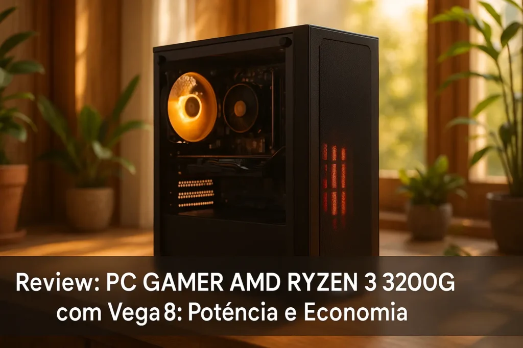 PC GAMER AMD RYZEN 3 3200G com Vega 8: Potência e Economia