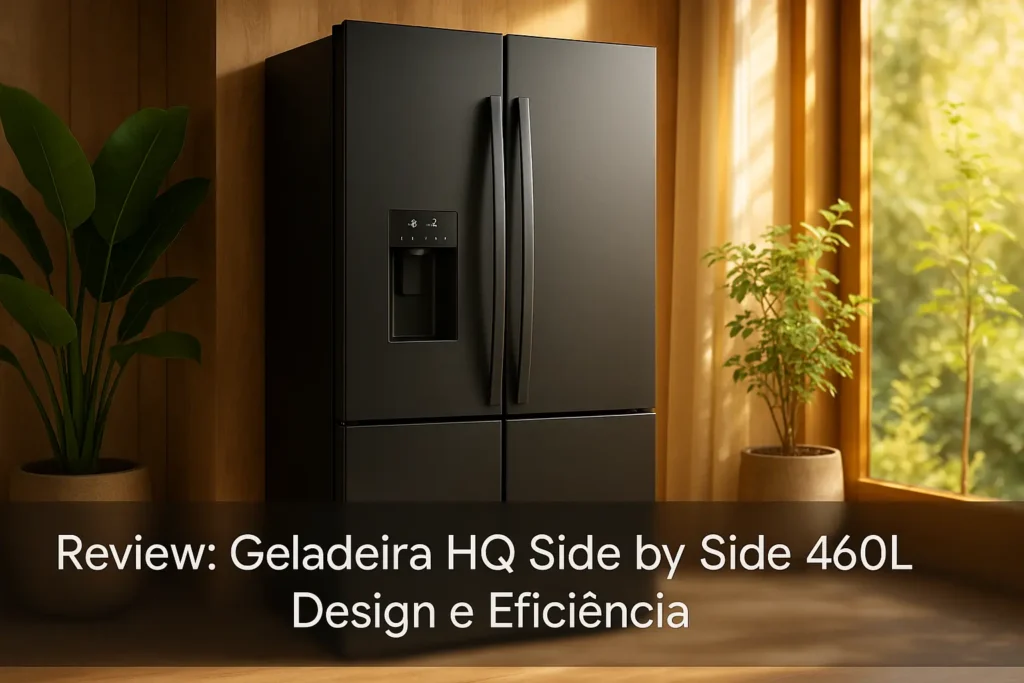Geladeira HQ Side by Side 460L: Design e Eficiência