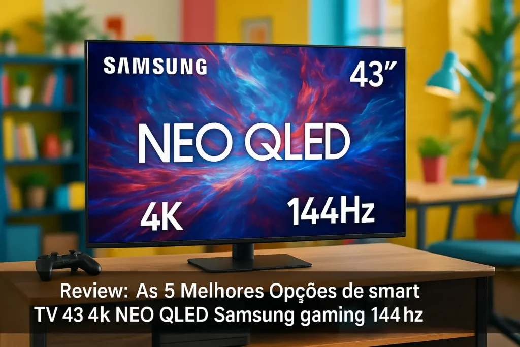 As 5 Melhores Opções de smart TV 43 4k NEO QLED Samsung gaming 144hz