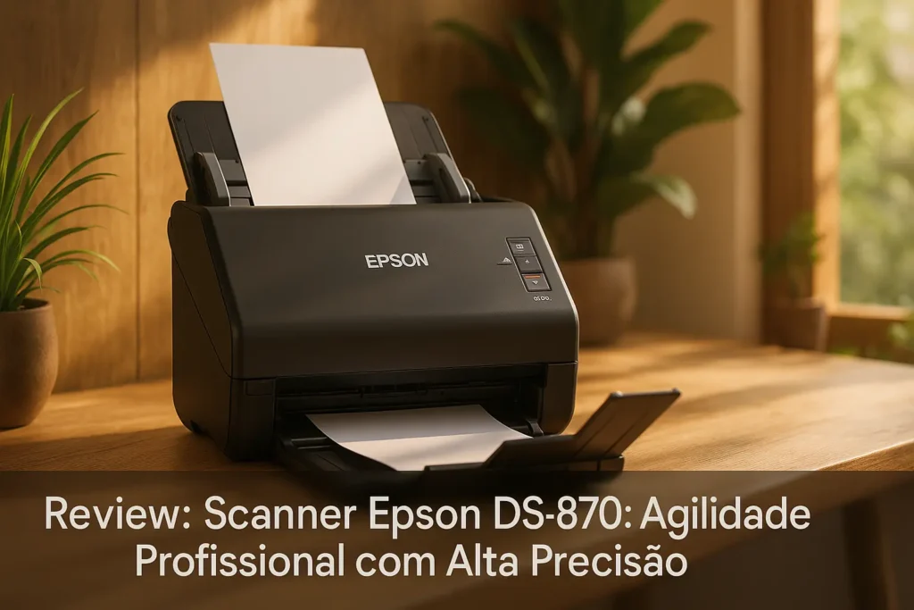 Scanner Epson DS-870: Agilidade Profissional com Alta Precisão