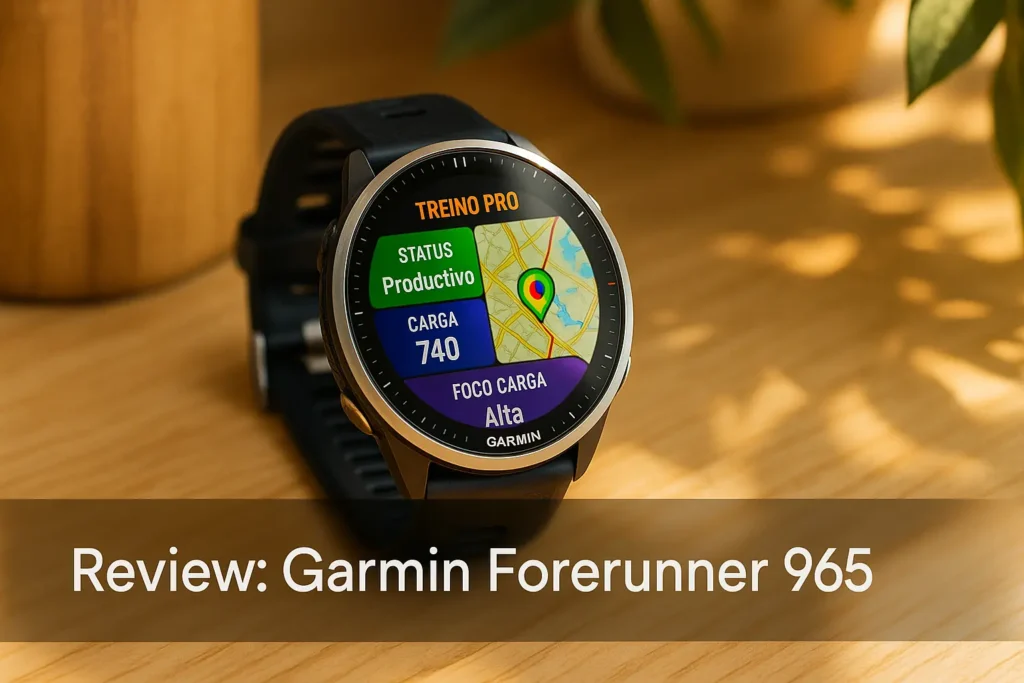 Garmin Forerunner 965: AMOLED, Mapas e Treino Pro