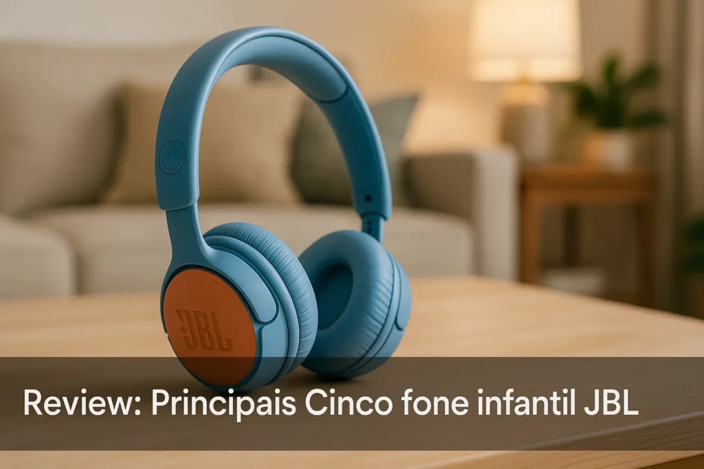 Principais Cinco fone infantil JBL