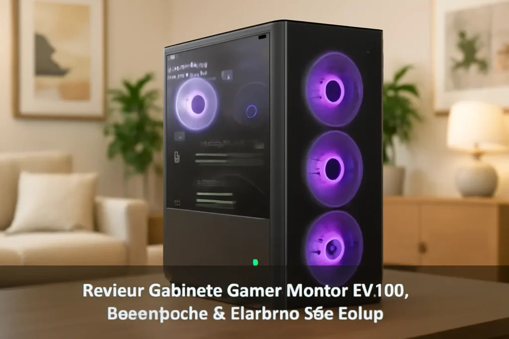 Gabinete Gamer Mancer CV100: Desempenho e Estilo no Seu Setup