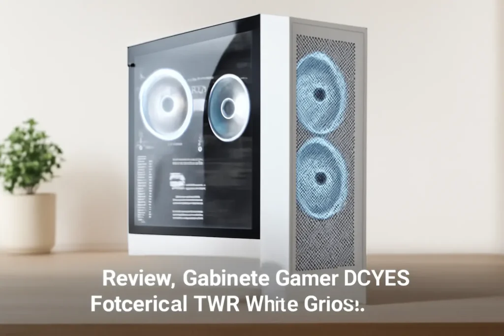 Gabinete Gamer PCYES Forcefield TWR White Ghost: Desempenho e Estilo no Seu Setup