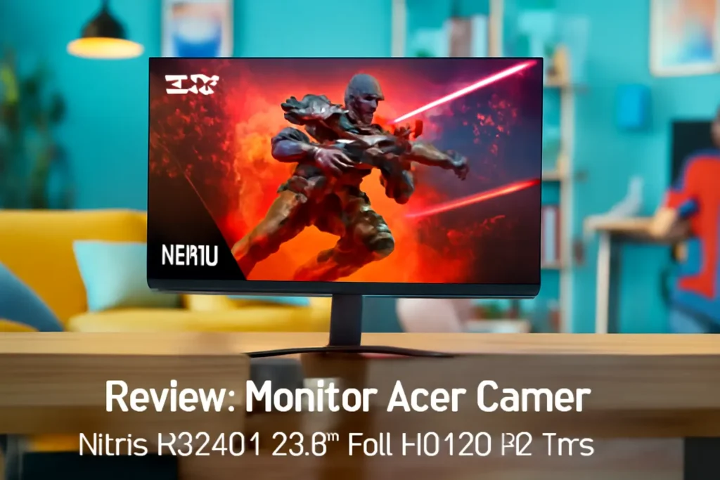 Monitor Acer Gamer Nitro KG243Y G0bi 23.8” Full HD 120 Hz 1ms