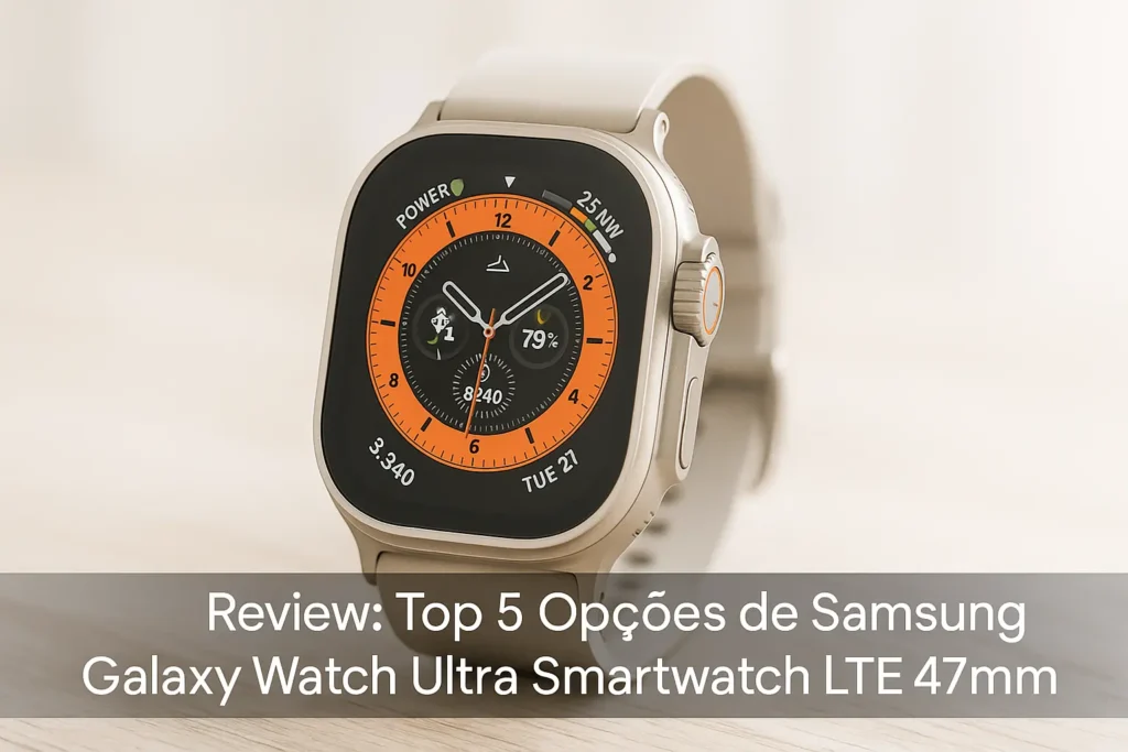 Top 5 Opções de Samsung Galaxy watch ultra smartwatch 47mm lte
