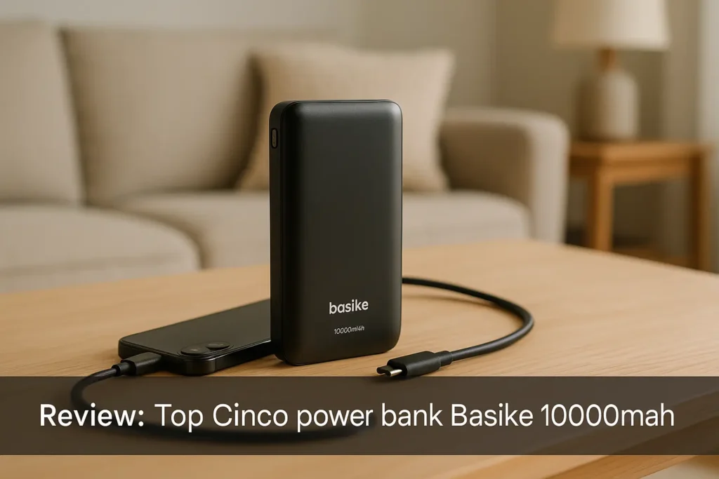 Top Cinco power bank Basike 10000mah
