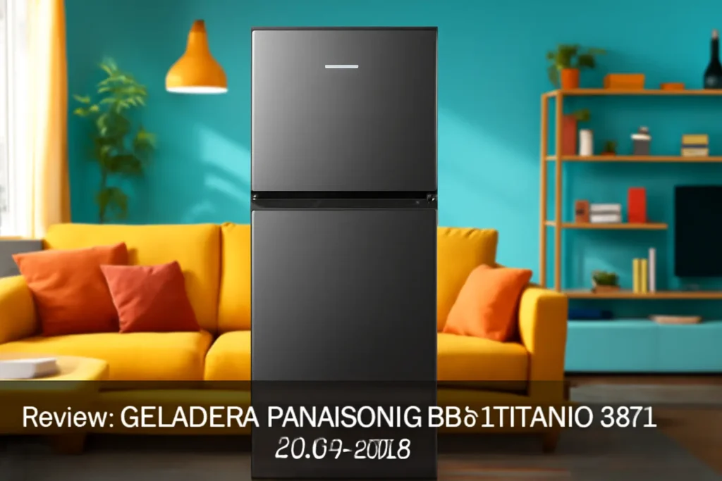 GELADEIRA PANASONIC BB41 TITÂNIO 397L 60CM 220V: Eficiente, Compacta e Moderna