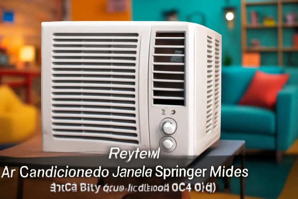 Ar Condicionado Janela Springer Midea 10000 BTU/h Frio Mecânico QCK105BB - Desempenho Eficiente Para Sua Casa