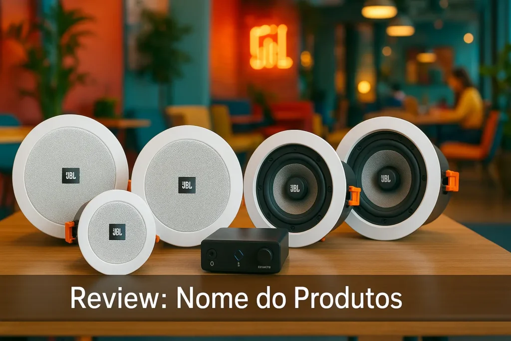 Cinco Principais Modelos de kit caixa de embutir sistema som ambiente bluetooth JBL 50w
