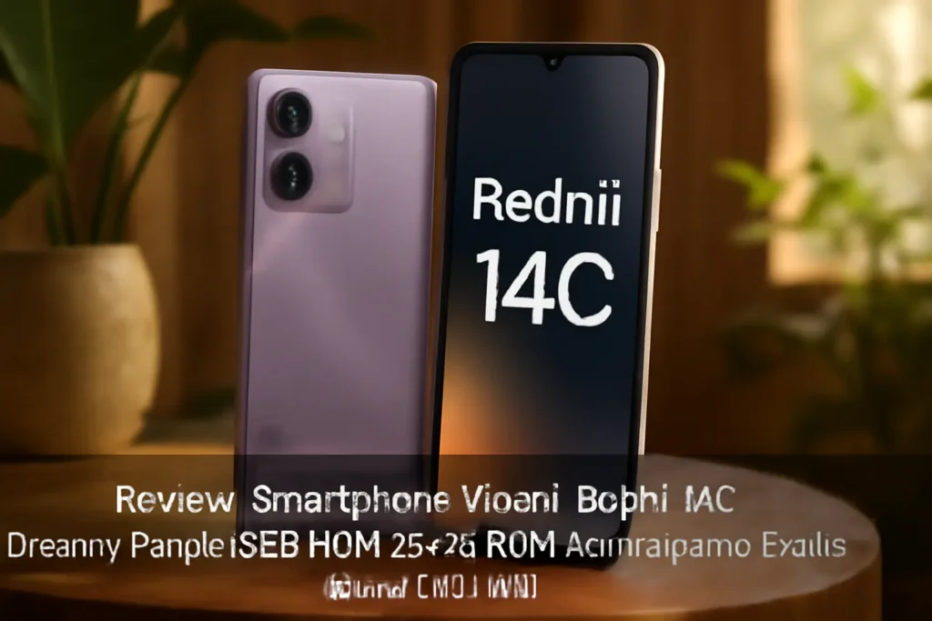 Smartphone Xiaomi Redmi 14C Dreamy Purple 8GB RAM 256GB ROM: Desempenho e Estilo para o Dia a Dia