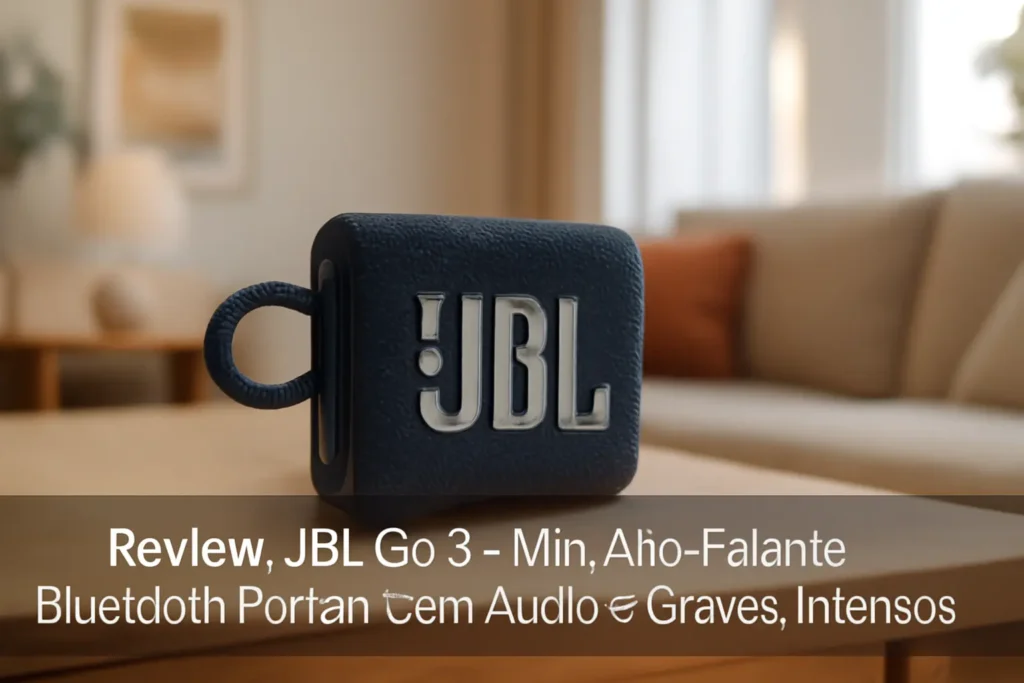 JBL Go 3 - Mini Alto-Falante Bluetooth Portátil com Áudio e Graves Intensos