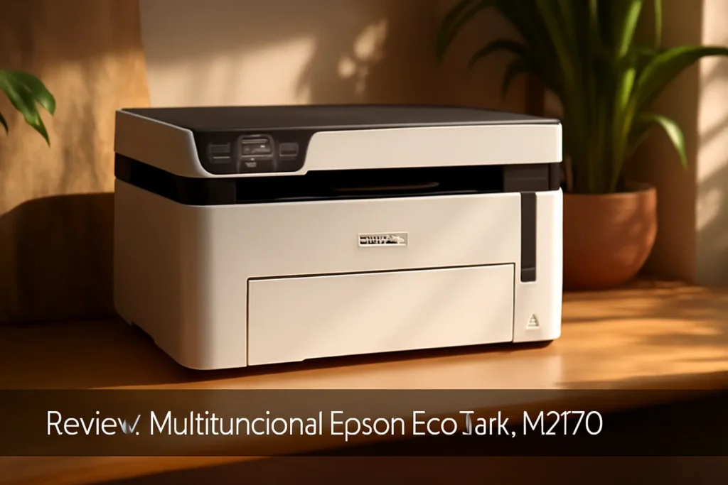 Multifuncional Epson EcoTank M2170 - Tanque de Tinta Monocromática, Wi-Fi Direct, Ethernet, Duplex Automático