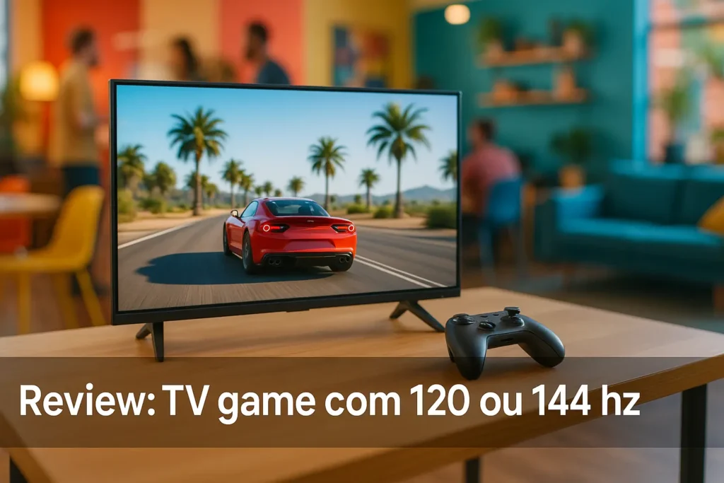 Top Cinco Modelos de TV game com 120 ou 144 hz