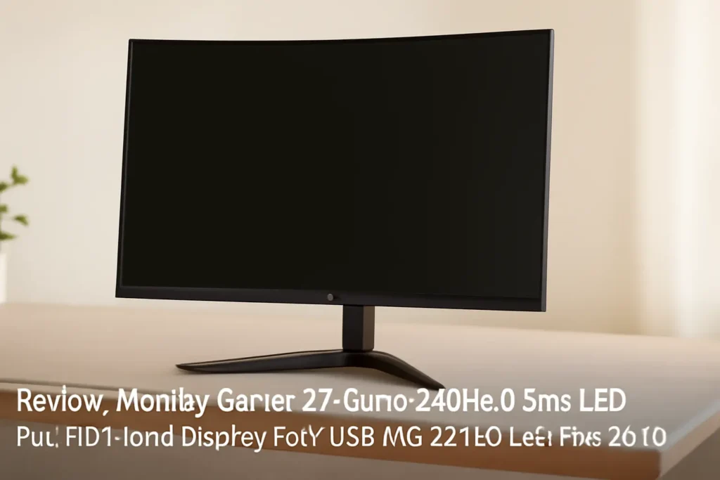 Monitor Gamer 27" Curvo 240Hz 0.5ms LED Full HD HDMI DisplayPort USB HQ 27 HQ-Led Pro R3000