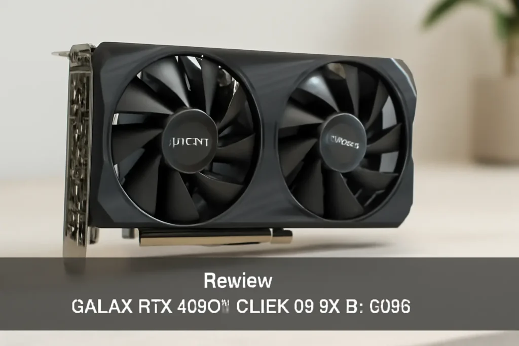 Placa de Vídeo GALAX RTX 4060 1-CLICK OC 2X V2, 8GB, GDDR6