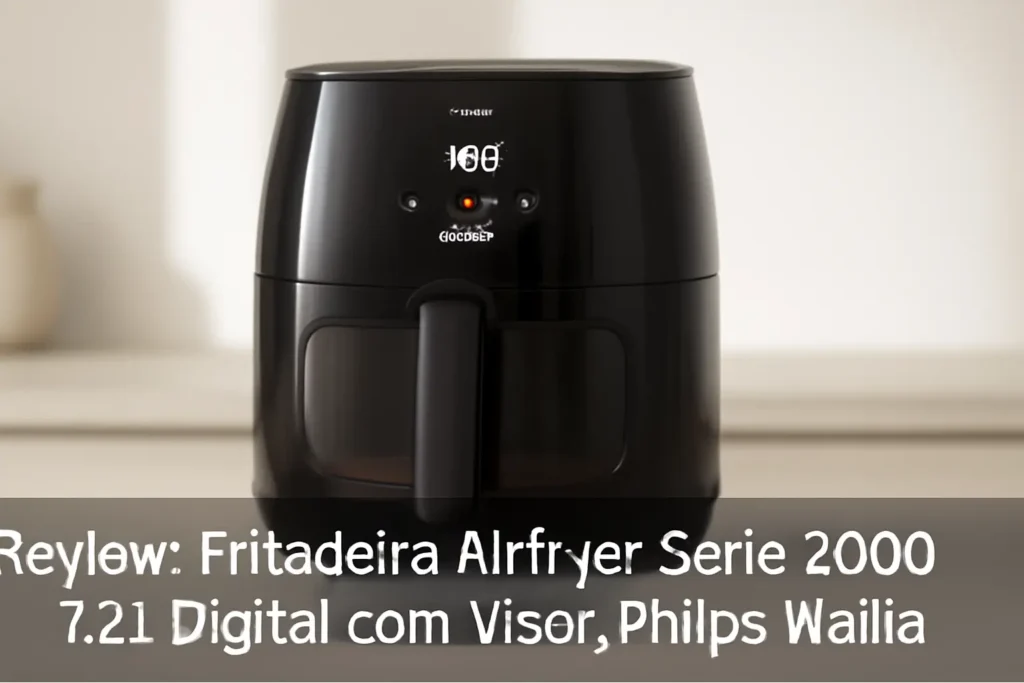 Fritadeira Airfryer Série 3000 7,2L Digital com Visor, Philips Walita, 2000W: Desempenho e Praticidade para Sua Cozinha