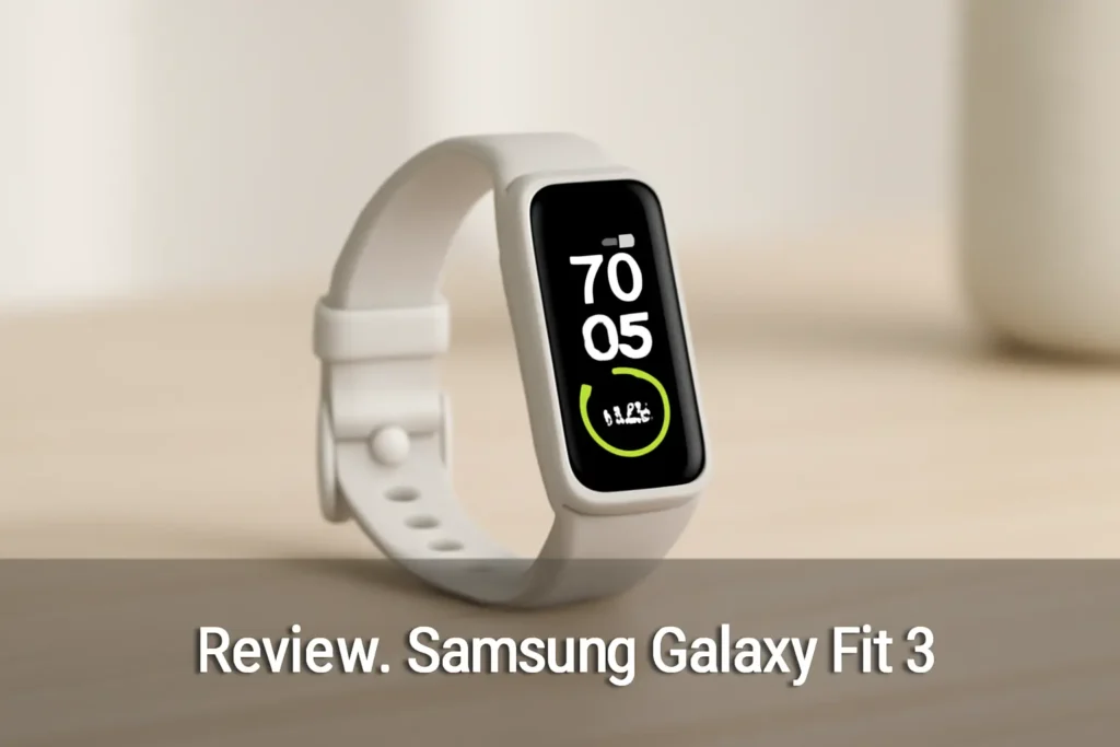 Samsung Galaxy Fit 3: Tela AMOLED de 1,6" e Bateria de 14 Dias