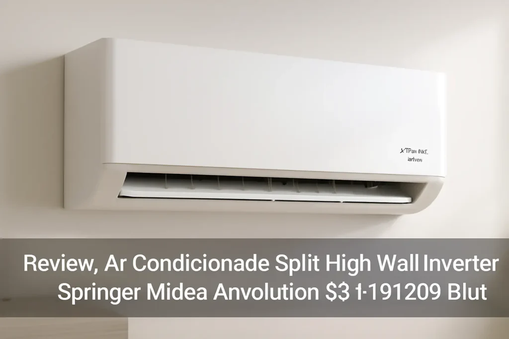 Ar Condicionado Split High Wall Inverter Springer Midea Airvolution Só Frio 12000 Btus
