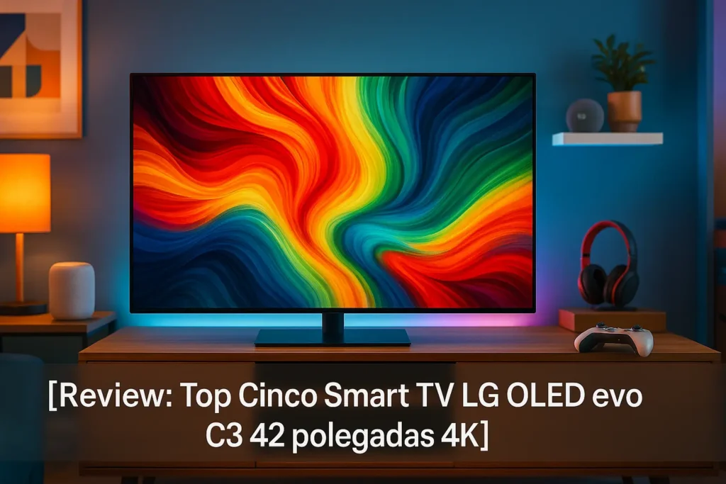 Top Cinco Smart TV LG OLED EVO C3 42 polegadas 4K