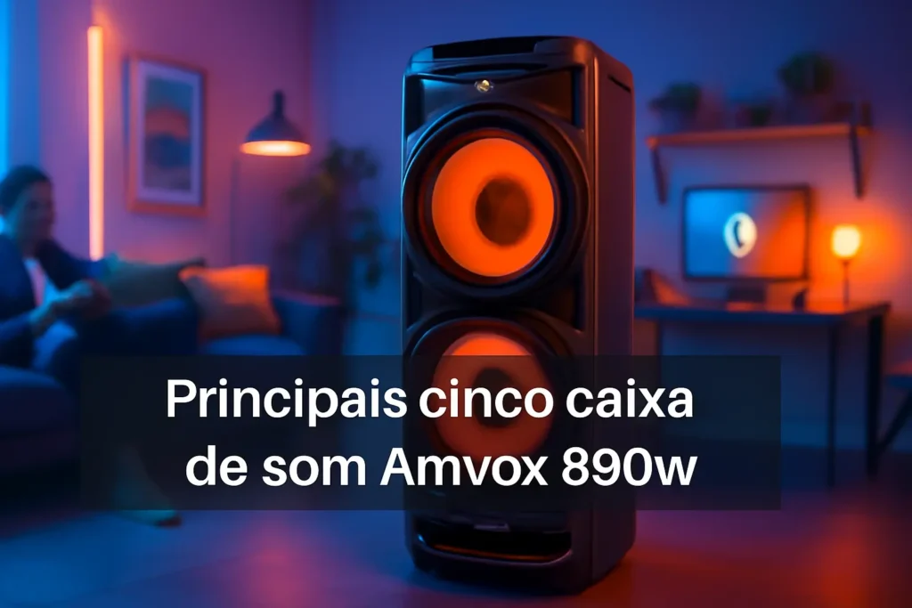 Principais Cinco caixa de som Amvox 850w