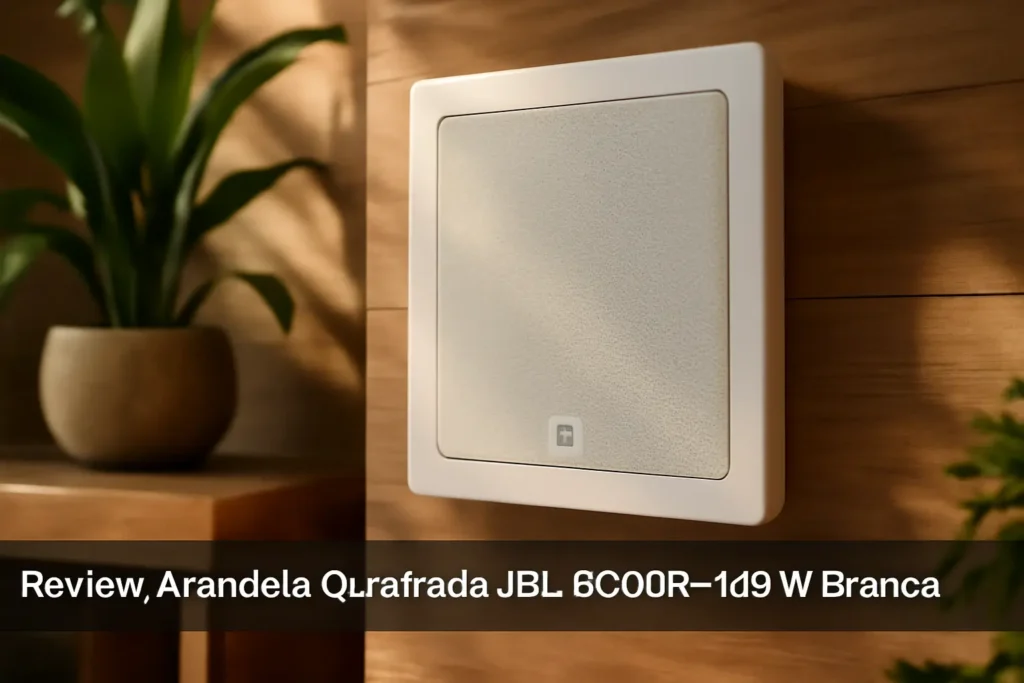Arandela Quadrada JBL 6CO3R+ 140W Branca - Potência e Estilo para Sua Casa