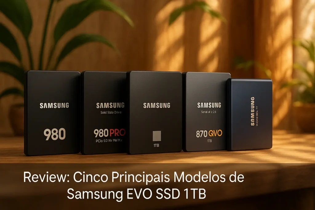 Cinco Principais Modelos de Samsung EVO SSD 1t