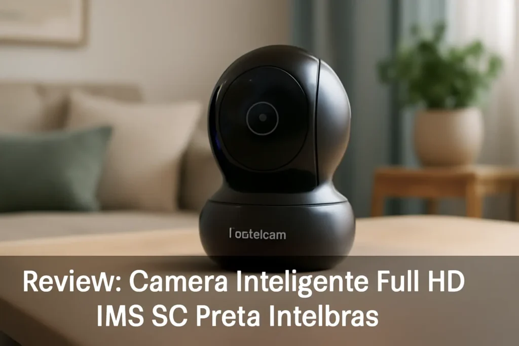 Câmera Inteligente Full HD iM5 SC Preta Intelbras: Desempenho e Segurança Avançados