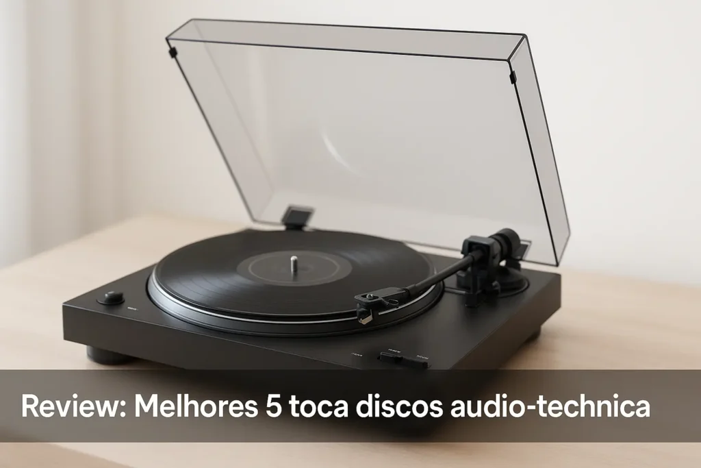 Melhores 5 toca discos audio-technica