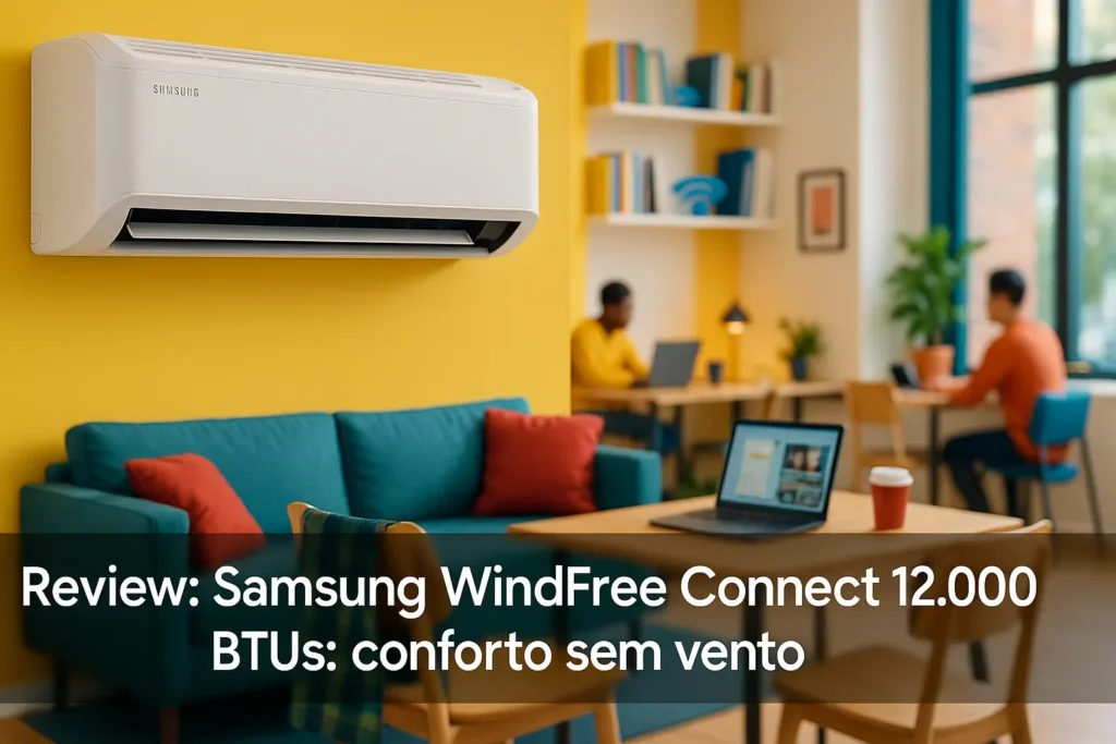Samsung WindFree Connect 12.000 BTUs: conforto sem vento