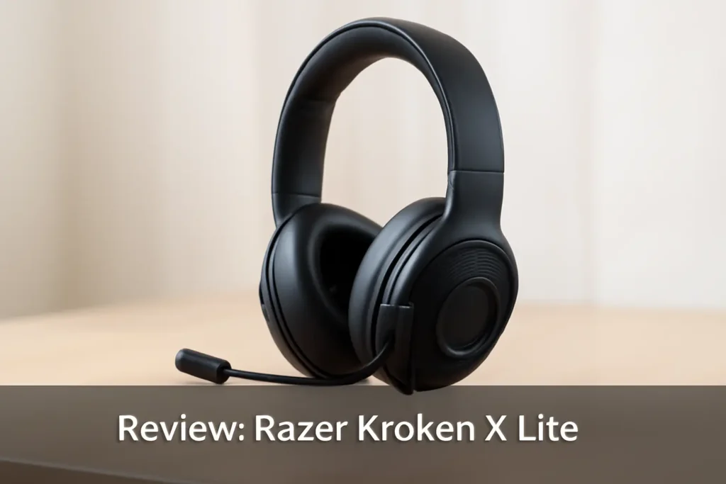 Razer Fone de Ouvido Kraken X Lite para Jogos: Som Surround 7.1 e Conforto Ultraleve